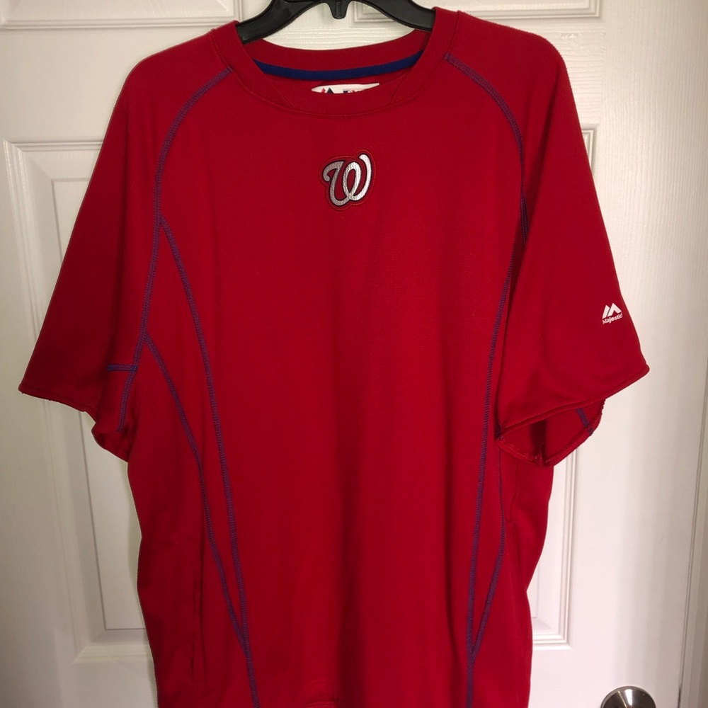 Washington Nationals Majestic Team Issued Pullover